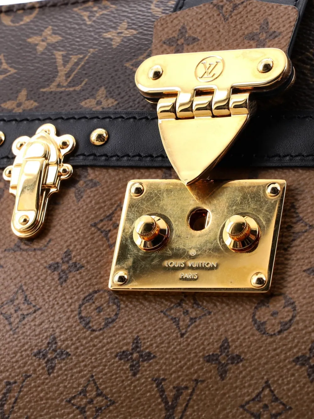Louis Vuitton Pre-Owned トランク リバース モノグラム クラッチ