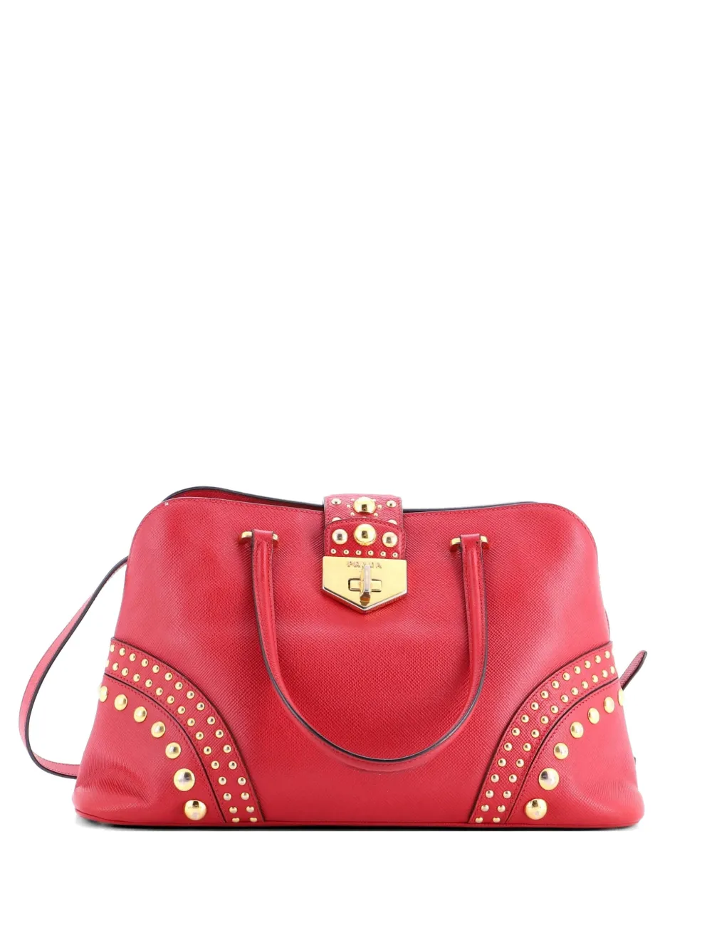 Prada Pre-Owned Borsa a tracolla convertibile - Rosso