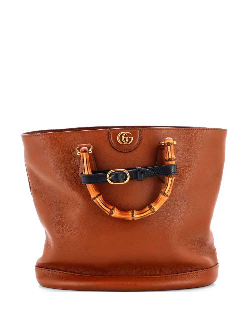 Gucci Pre-Owned Borsa tote Diana media in pelle con manico in bambù - Marrone