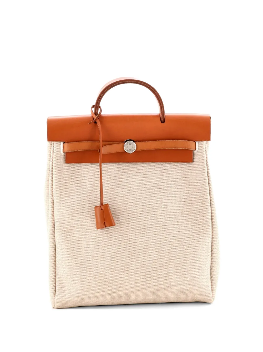Hermès Pre-Owned Vintage Herbag A Dos Toile and Leather GM backpack - Toni neutri