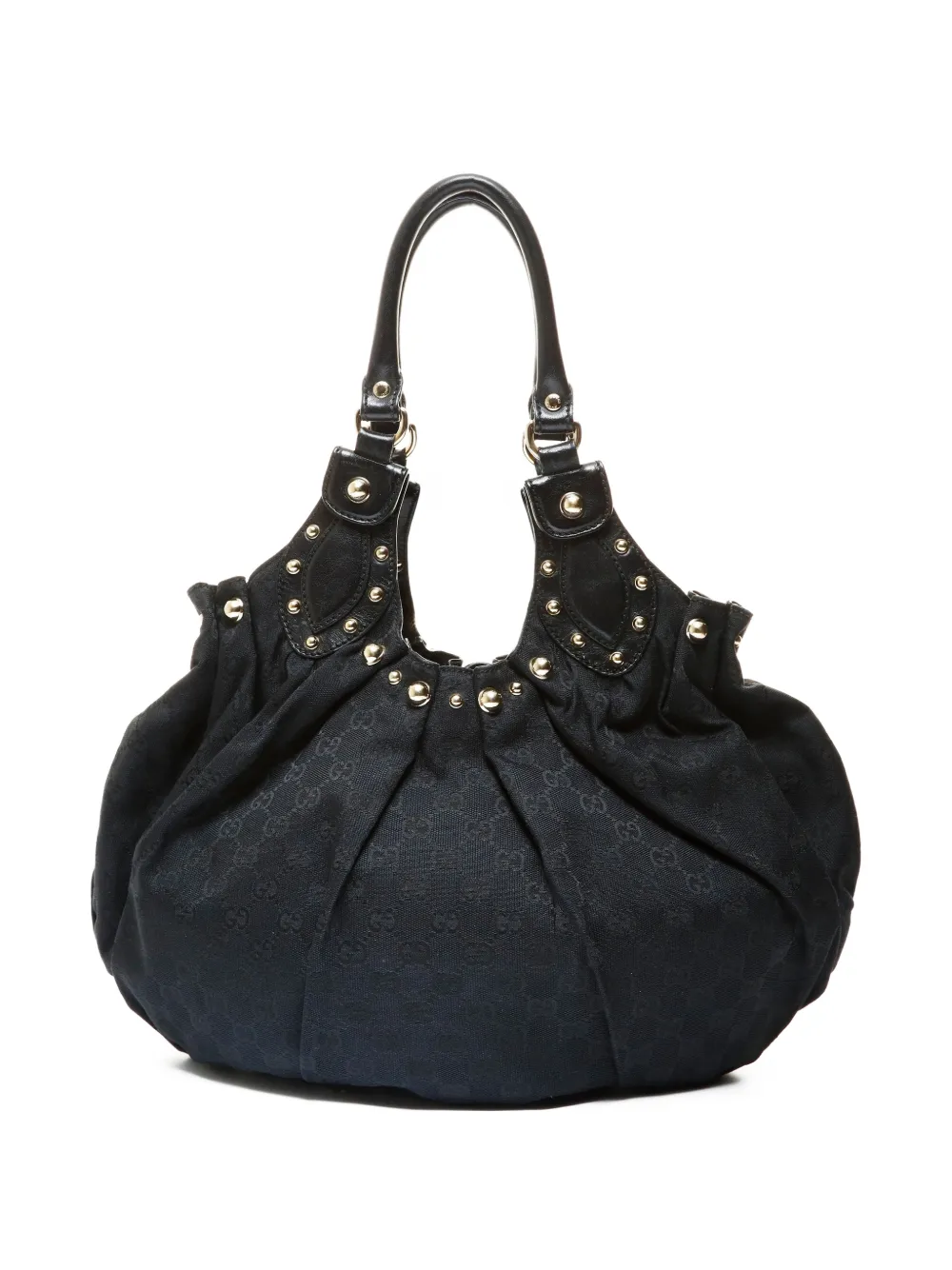 Gucci Pre-Owned 2008-2013 GG canvas studded tote bag - Nero