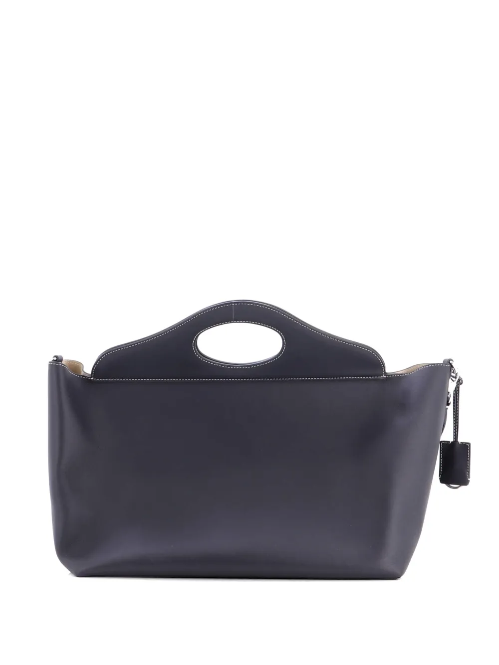 Burberry Pre-Owned Soft Pocket Leather Small tote bag - Nero