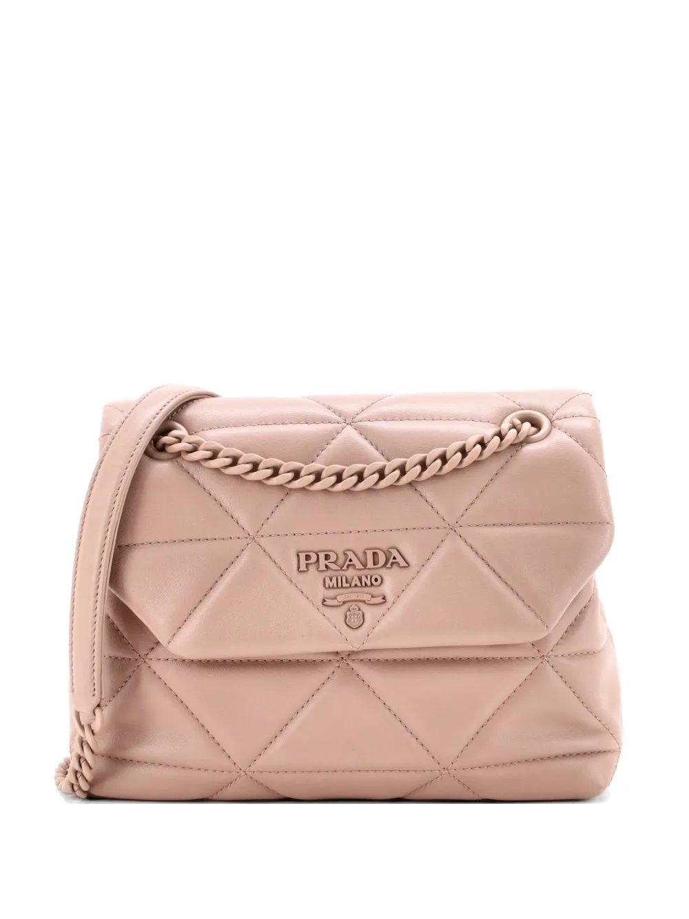 Prada Pre-Owned Borsa a spalla Spectrum piccola in nappa trapuntata con battente - Toni neutri