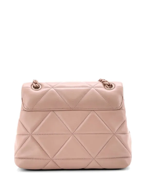 Prada Pre-Owned Spectrum Flap Bag Quilted Nappa Leather Small