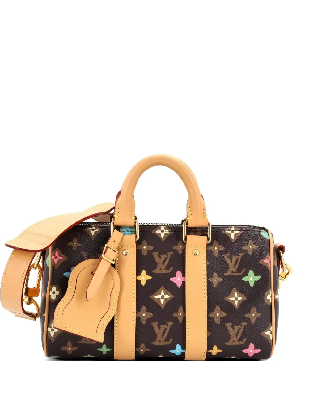 Louis Vuitton Pre-Owned Keepall Bandouliere Bag Tyler the Creator Monogram Craggy Canvas 25 travel bag - Marrone