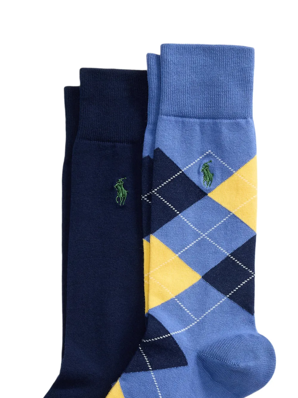 Polo Ralph Lauren Pony sokken met argyle-patroon Blauw