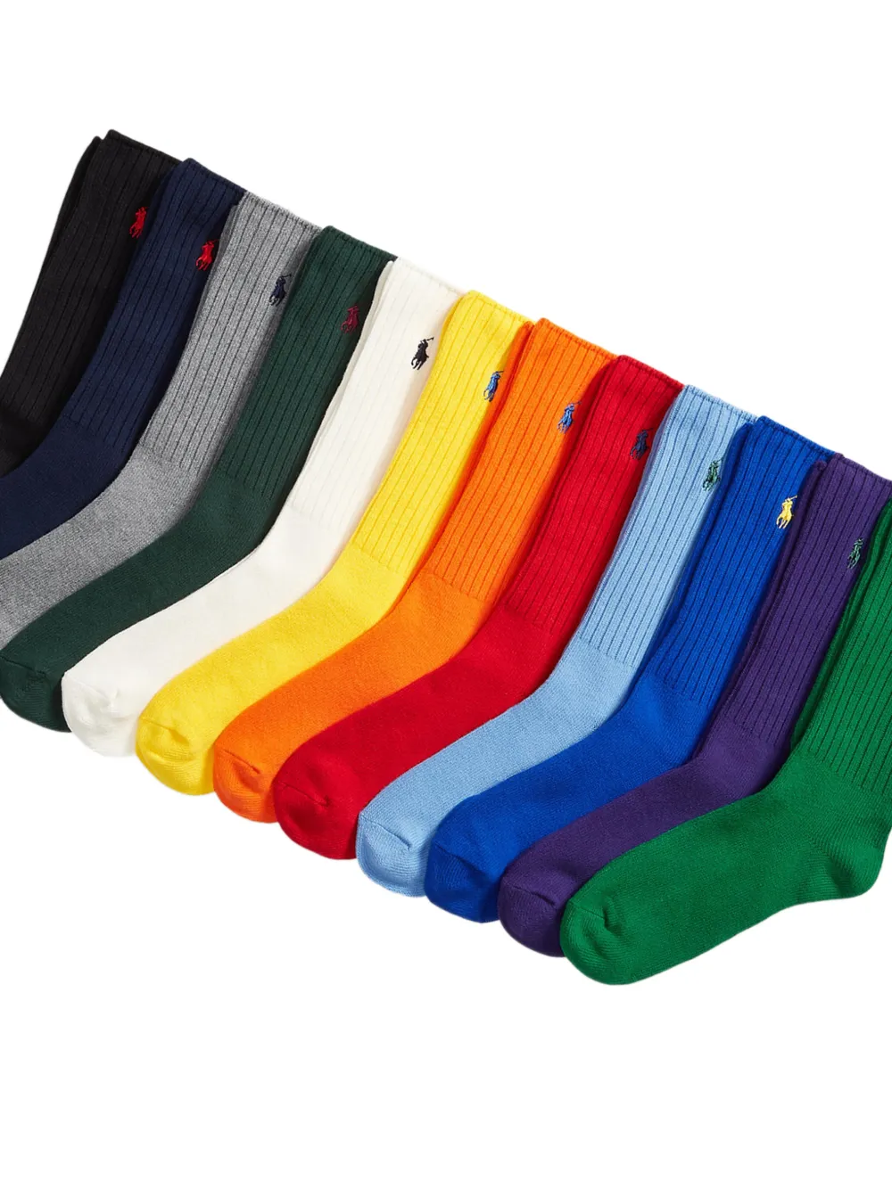 Polo Ralph Lauren Signature Pony cadeauset met 12 sokken Zwart