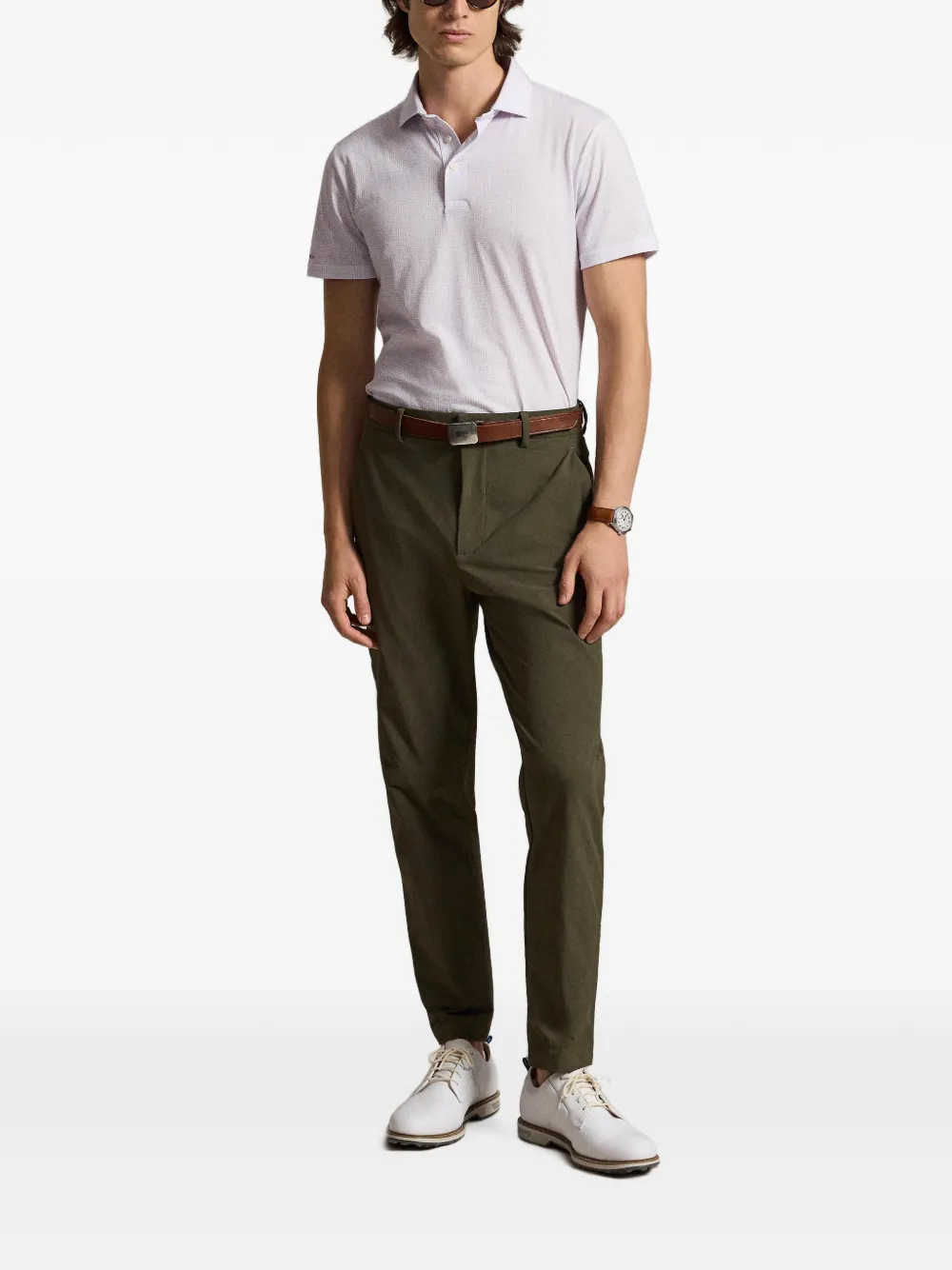RLX Ralph Lauren Poloshirt met geometrische print Paars