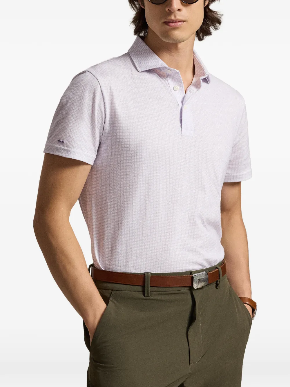 RLX Ralph Lauren Poloshirt met geometrische print Paars