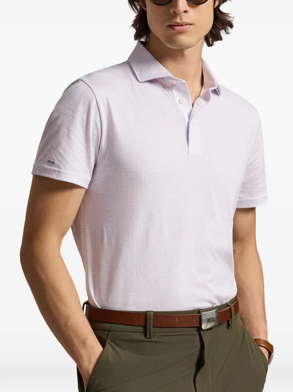 RLX Ralph Lauren Poloshirt met geometrische print Paars