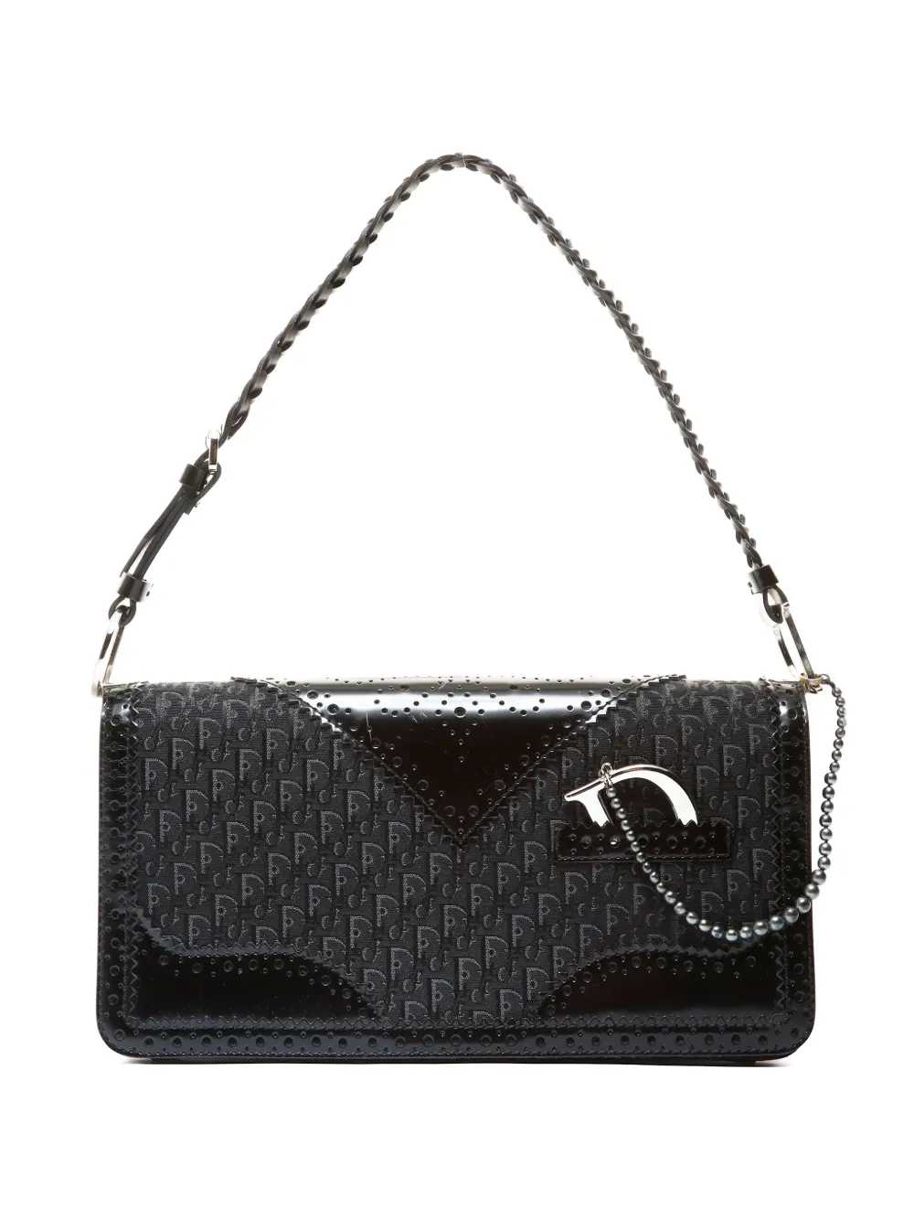 Christian Dior Pre-Owned 2004 Trotter canvas shoulder bag - Nero