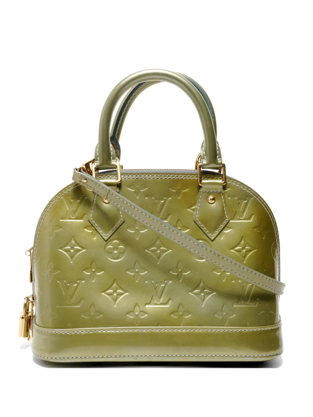 Louis Vuitton Pre-Owned 2011 Monogram Vernis Alma BB leather handbag - Grün