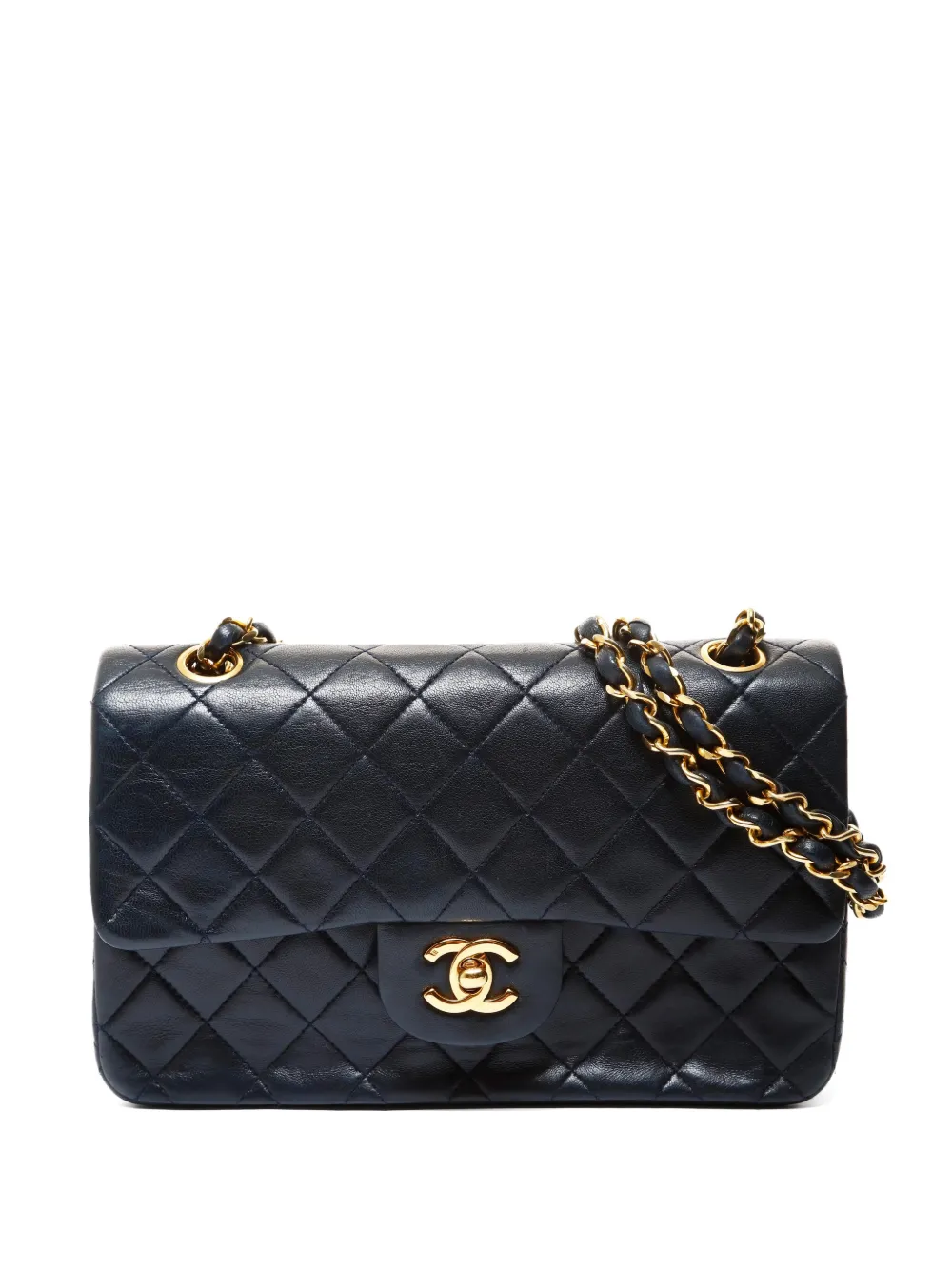 CHANEL Pre-Owned 1985-1986 Matrasse 23 lambskin shoulder bag - Blu