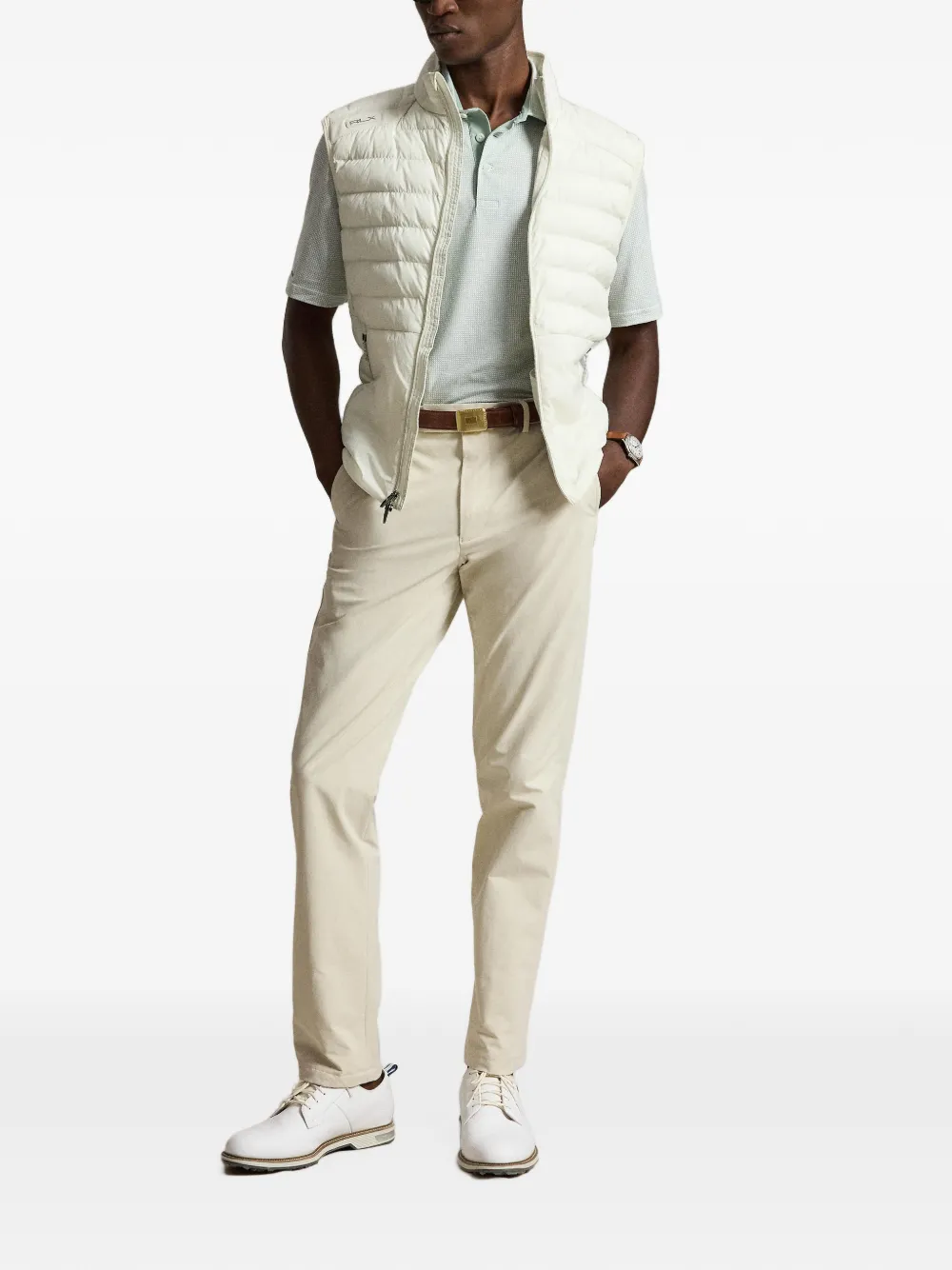 RLX Ralph Lauren True-Stay poloshirt met geometrische print Groen