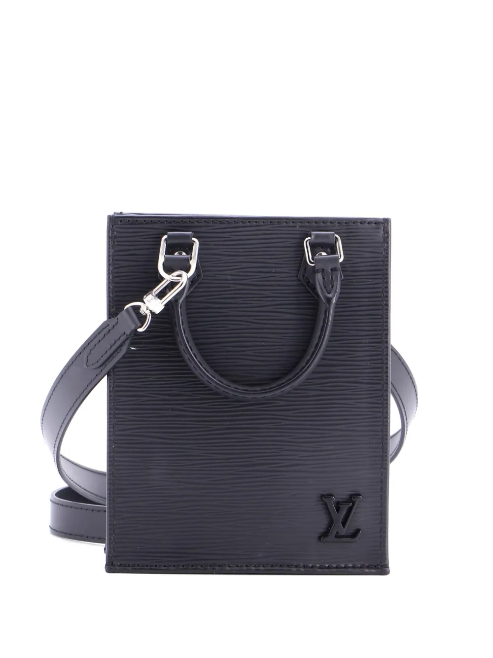 Louis Vuitton Pre-Owned Petit Sac Plat Bag Epi Umhängetasche - Schwarz