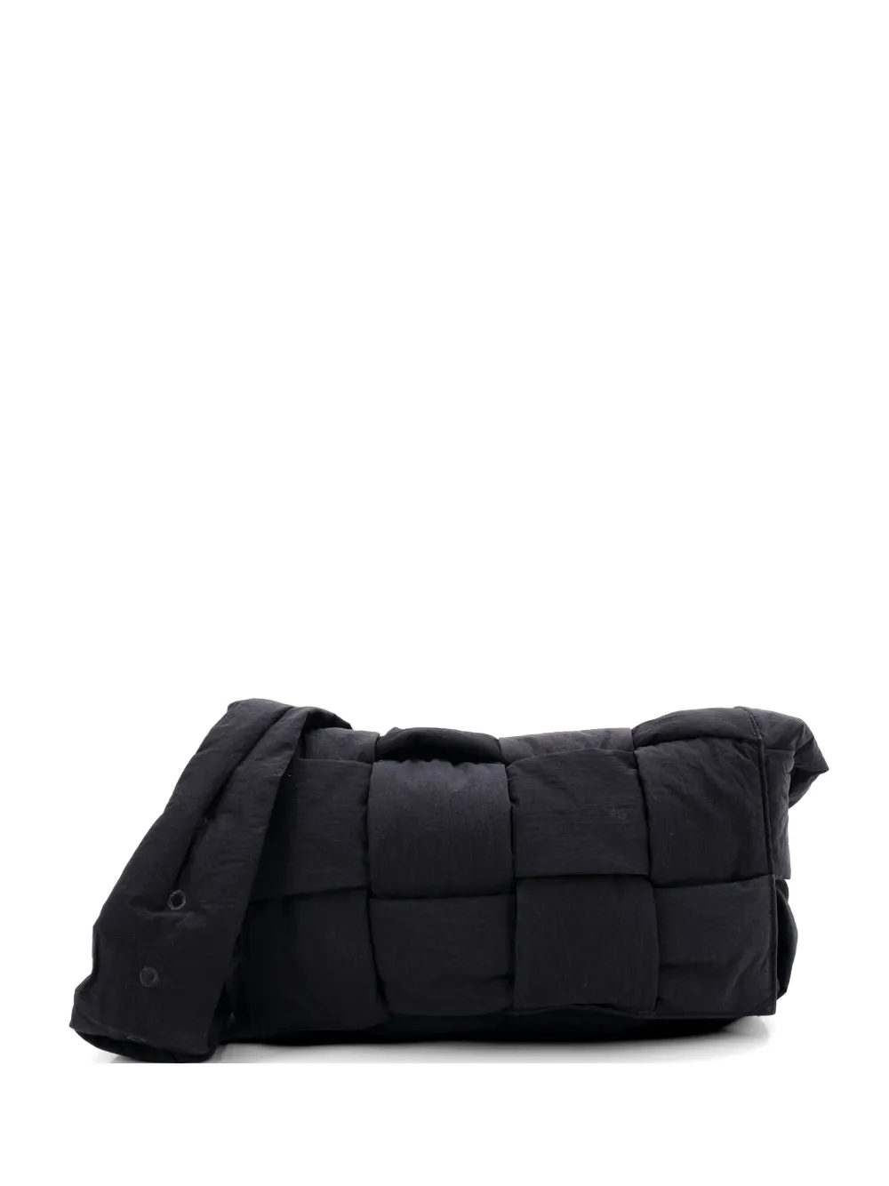 Bottega Veneta Pre-Owned Borsa a tracolla Tech Cassette Intrecciato Nylon imbottita - Nero