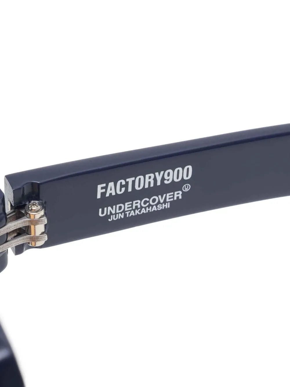 Undercover x Factory900 zonnebril met geometrisch montuur Zwart