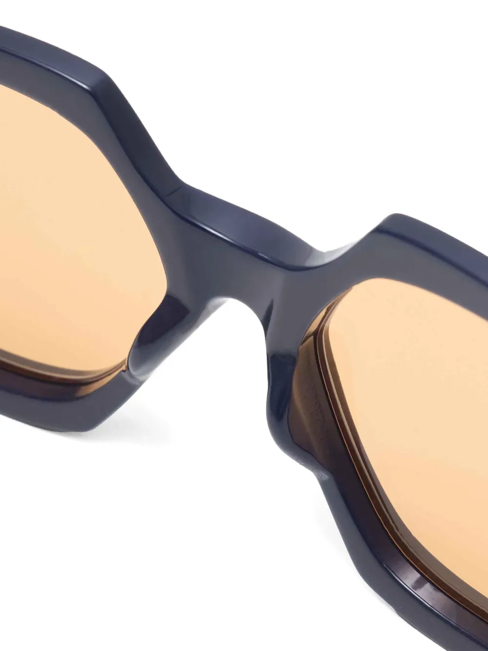Undercover x Factory900 zonnebril met geometrisch montuur Zwart
