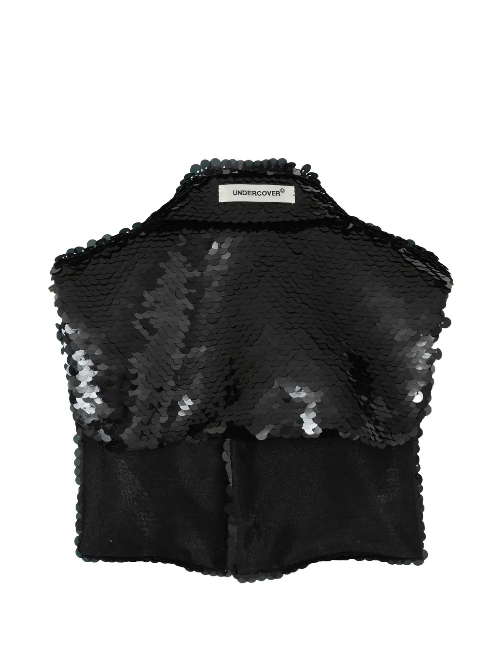  Undercover Sequin-embellished Collar - Noir 