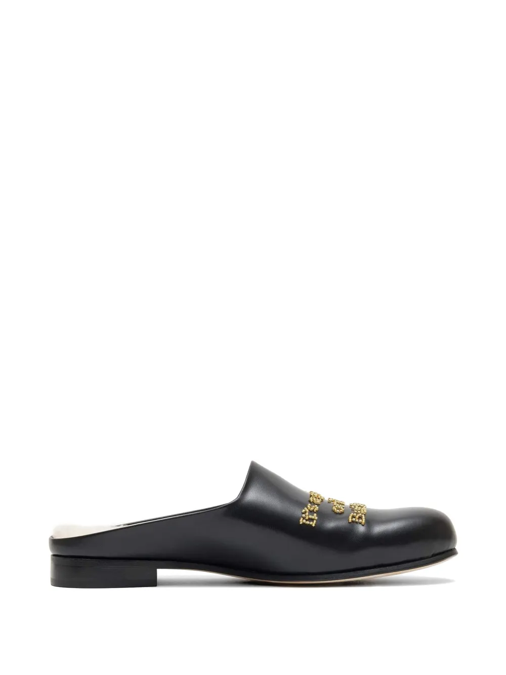 Undercover embellished leather mules - Nero