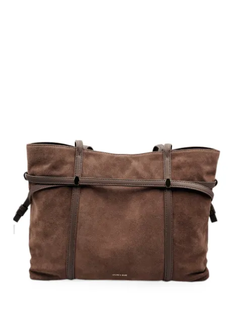 Veronica Beard belted suede shoulder bag