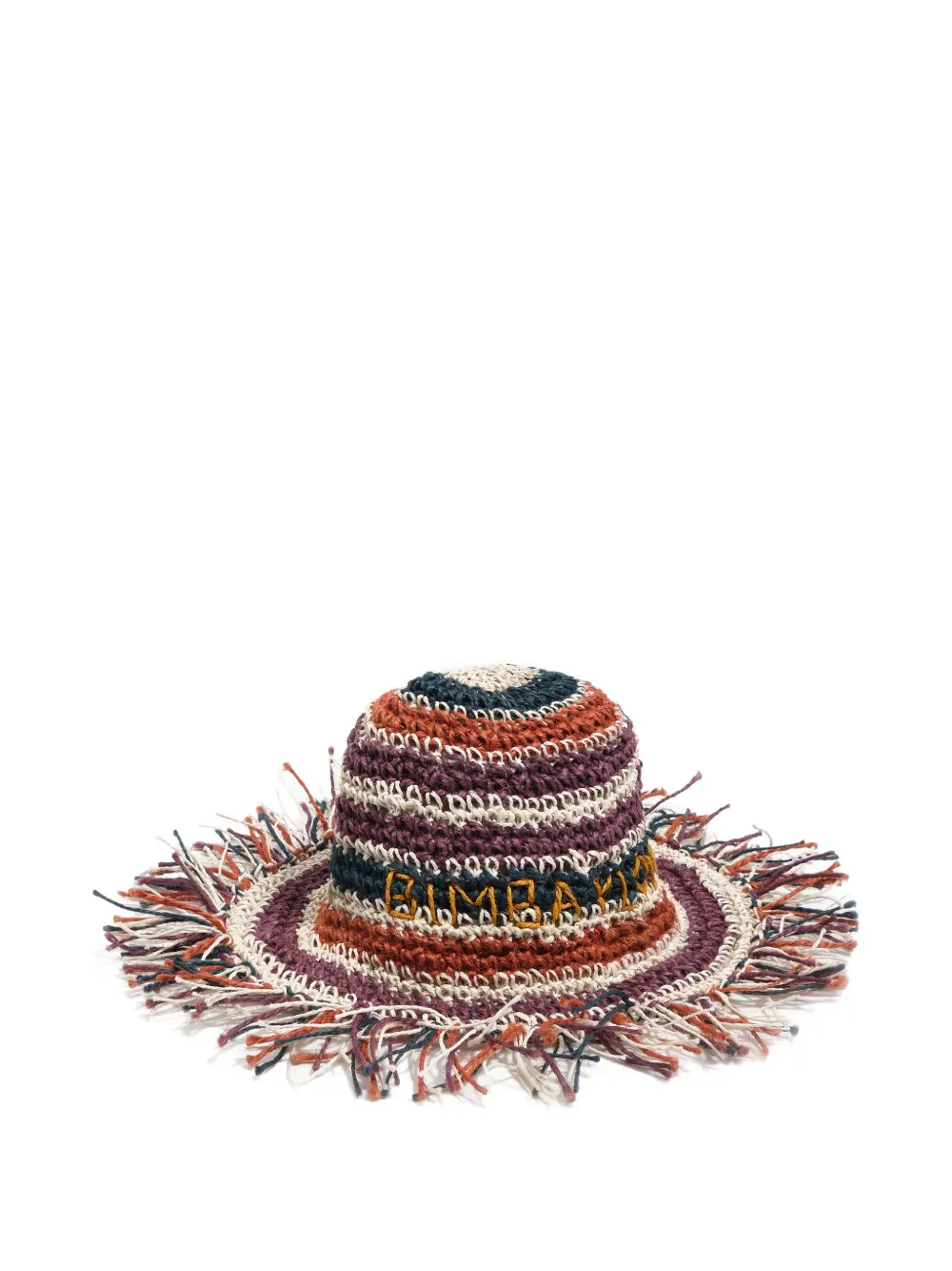 Bimba y Lola Cappello estivo a righe - Toni neutri
