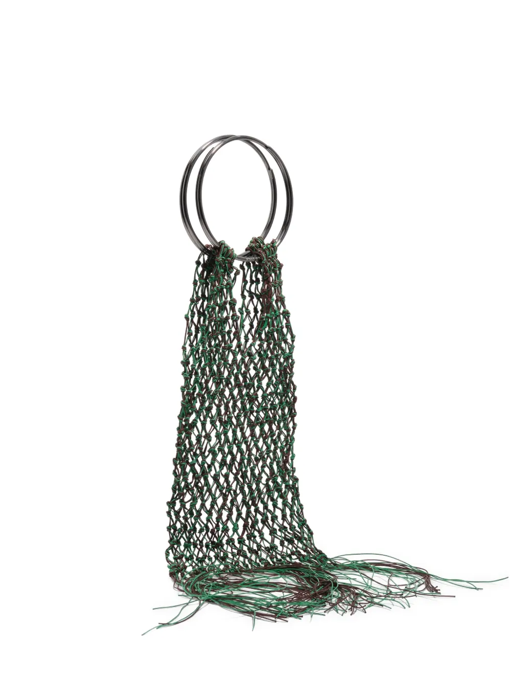 Bimba y Lola Borsa tote con frange - Verde