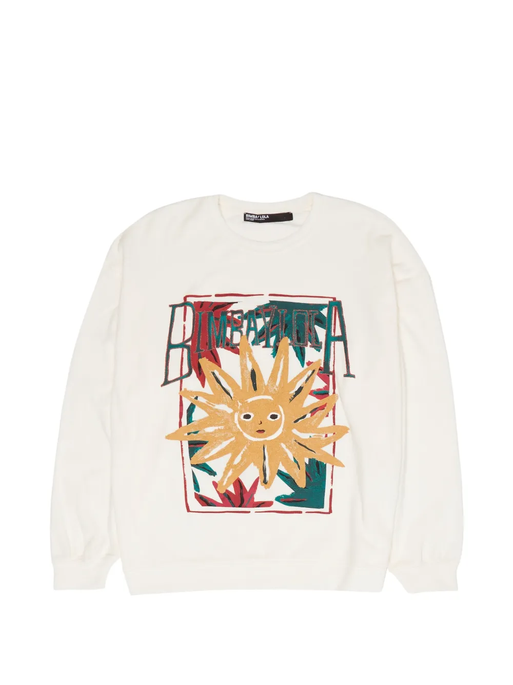 Bimba y Lola Sweatshirt-Logo Sun toalha marfim - Nude
