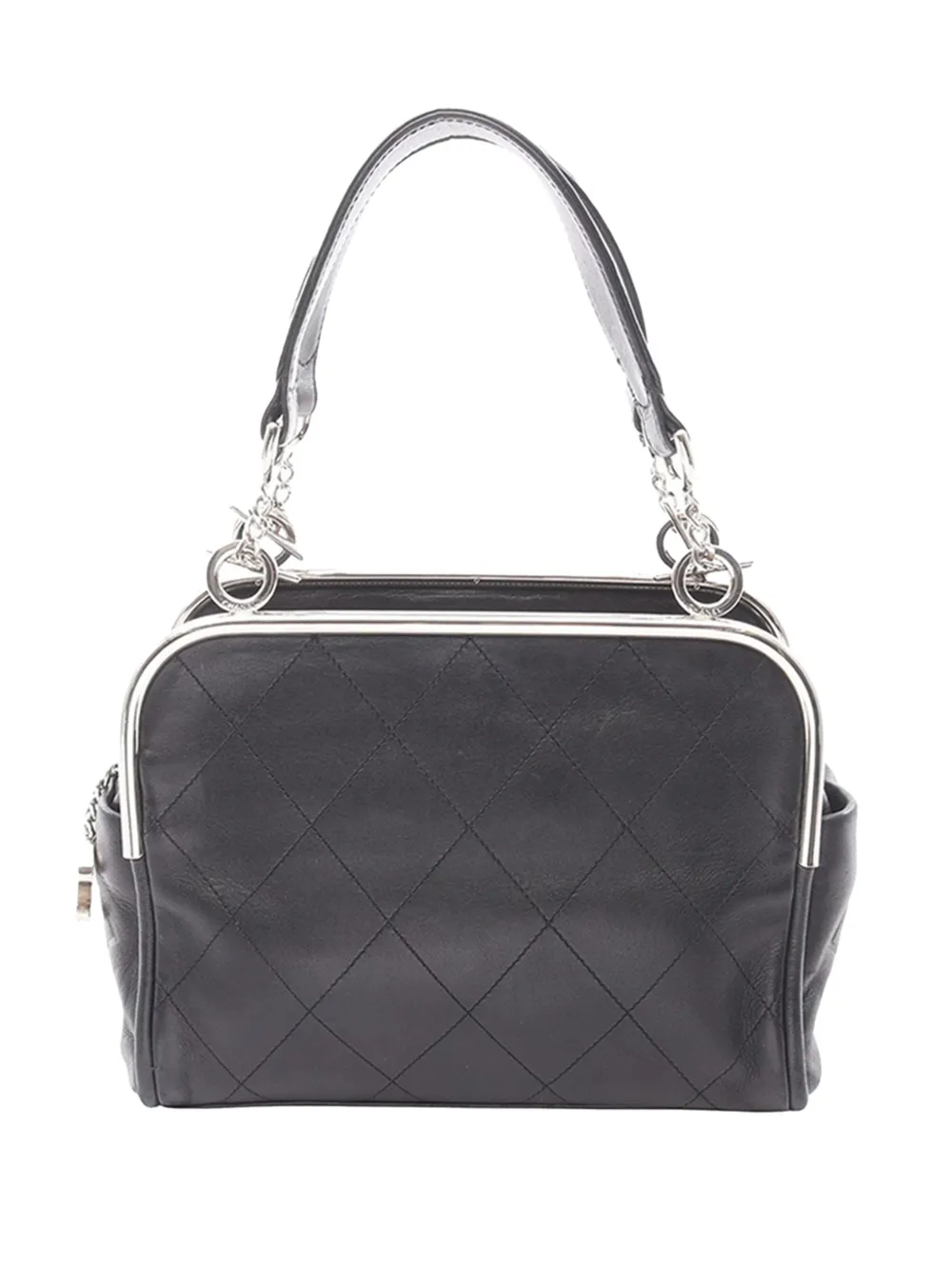 CHANEL Pre-Owned 2005-2006 Lambskin Ultimate Soft Frame handbag - Nero