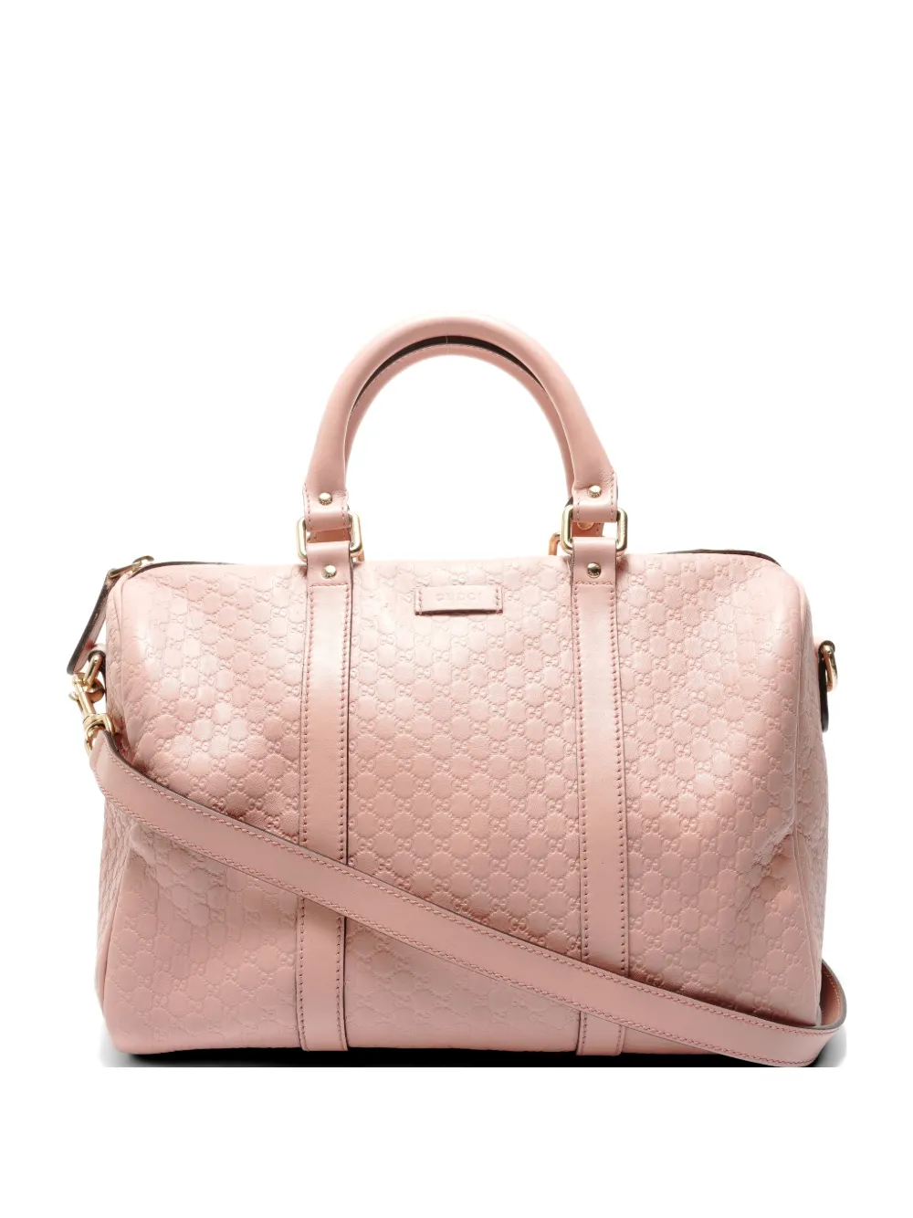 Pre-owned Gucci 2010s Micro Gg Shoulder Bag In Pink