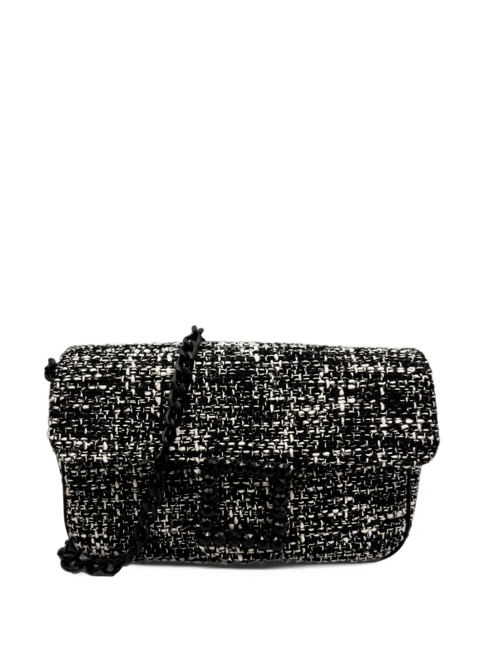 Roberto Festa Lunette crystal-buckle shoulder bag - Nero