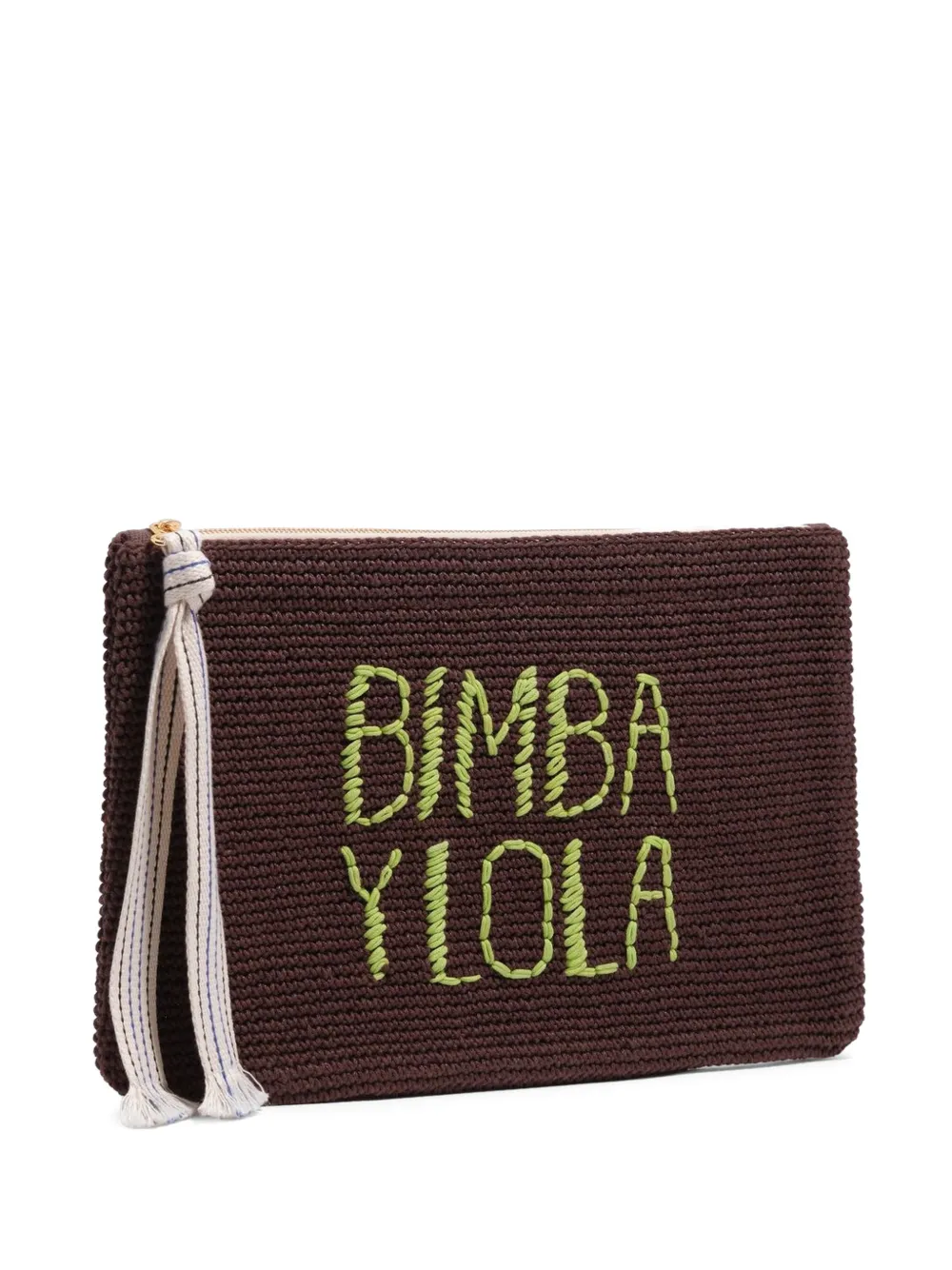 BIMBA Y LOLA large plaited cotton handbag