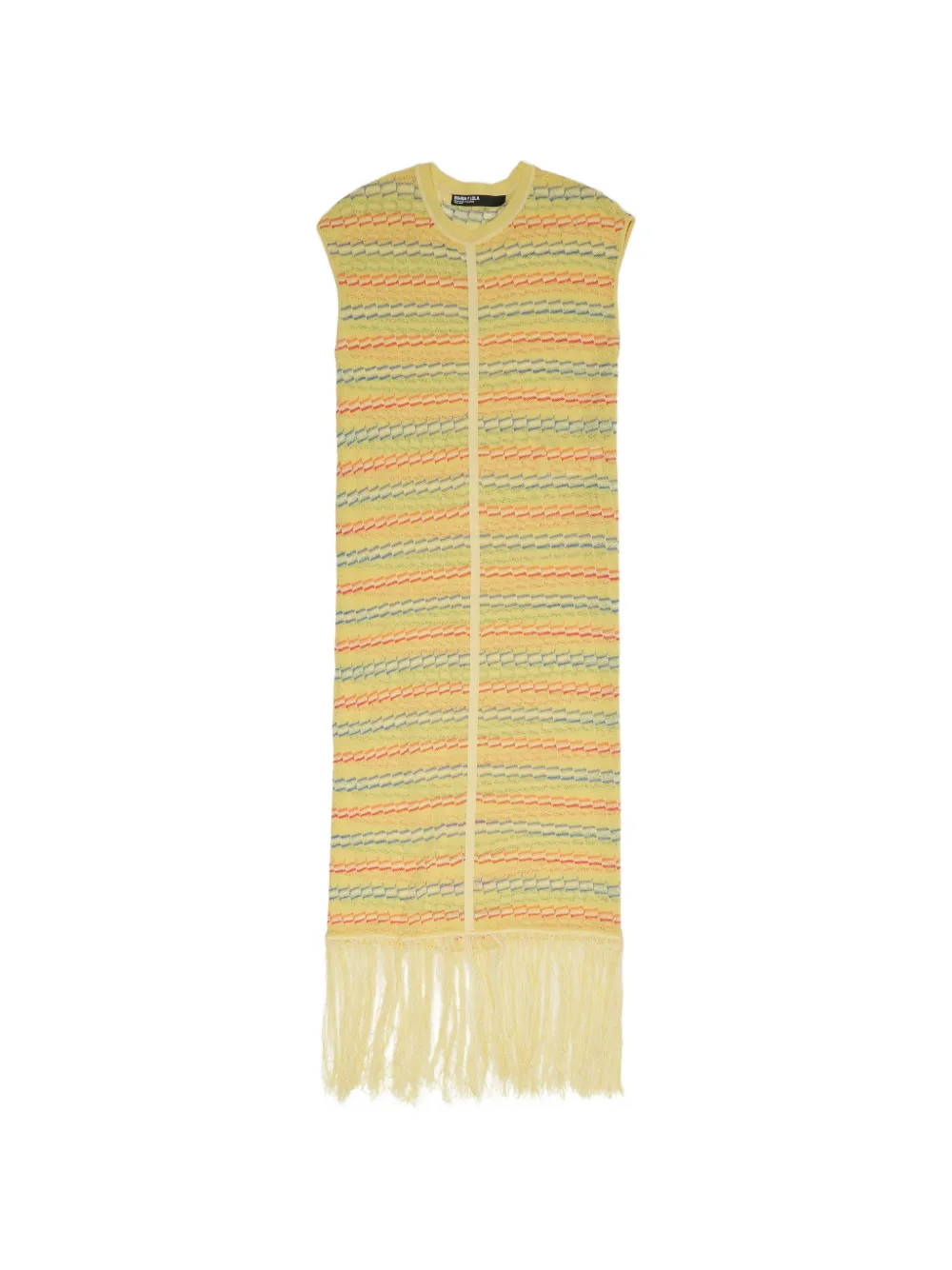 BIMBA Y LOLA Jurk met franje Geel