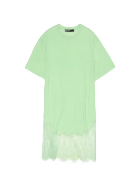 Bimba y Lola vestido corto estilo playera con ribete de encaje