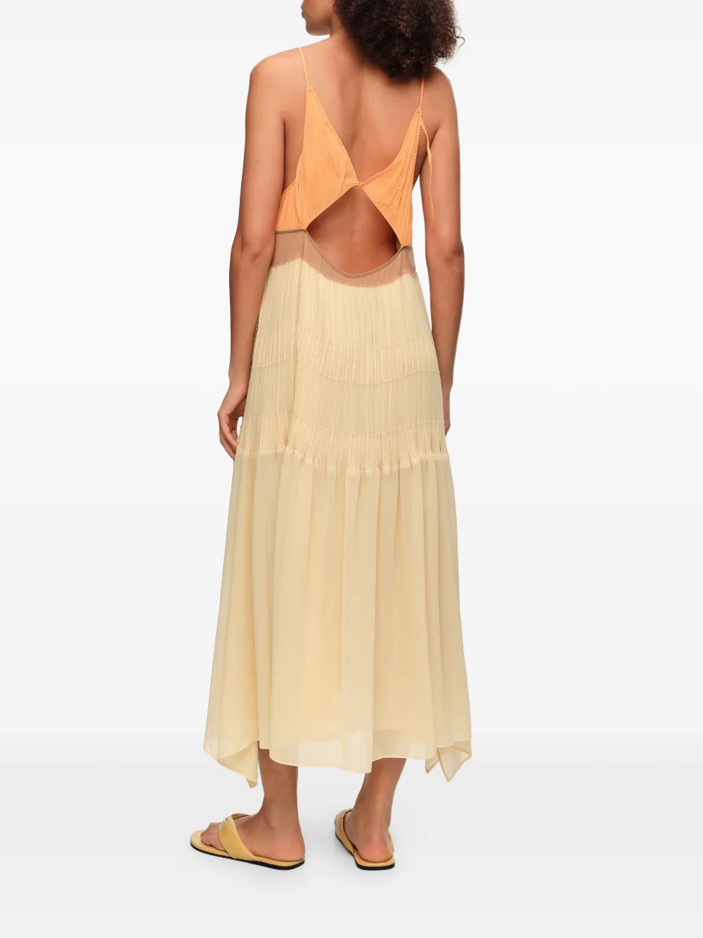 BIMBA Y LOLA Asymmetrische jurk Geel