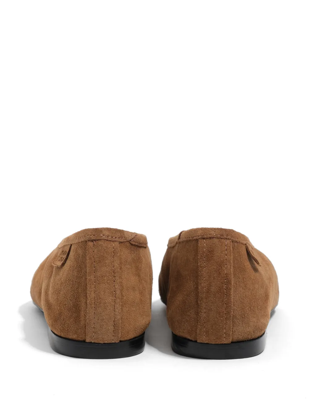 Bimba y Lola Ballerina's met puntige neus en suède afwerking Bruin
