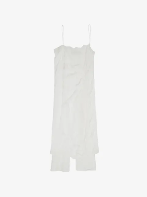 BIMBA Y LOLA lace-trim skirt-trouser hybrid wrap maxi dress