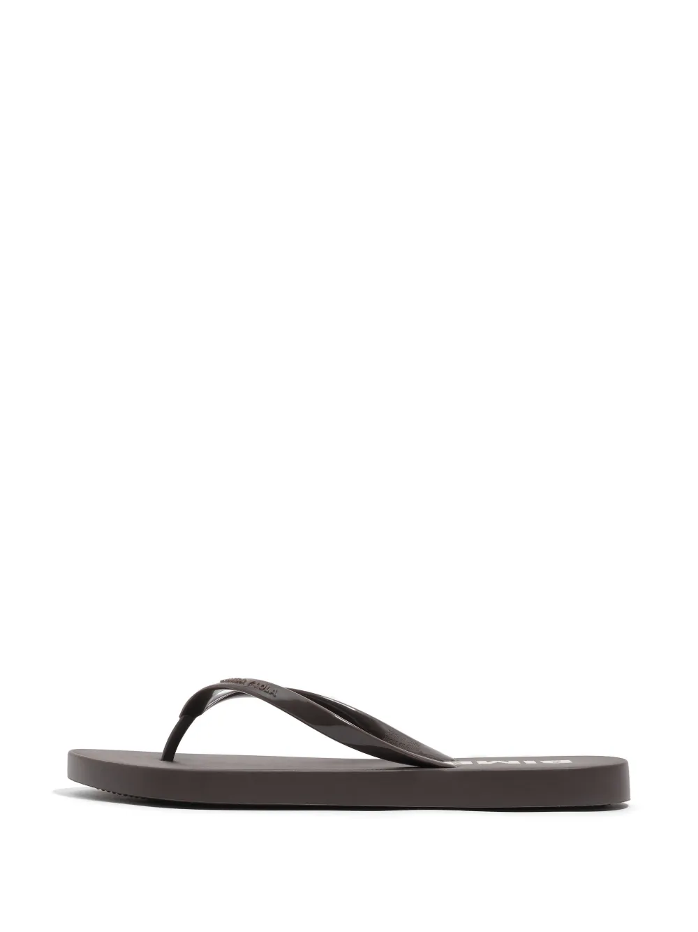 BIMBA Y LOLA Flip-Flops mit Logo-Print - Braun