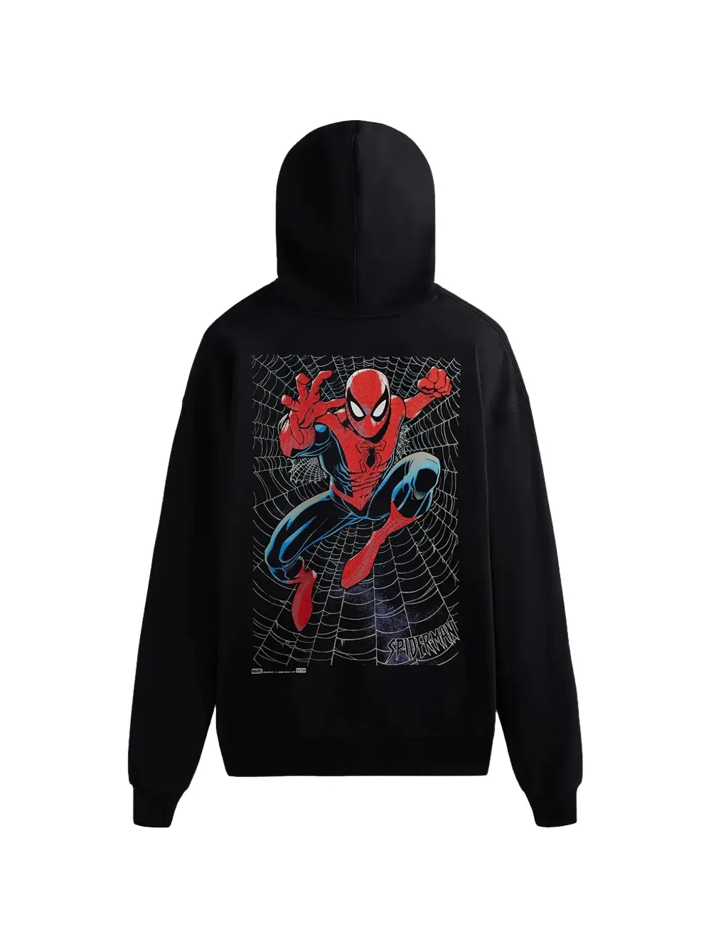  Kith Sudadera Spider-man Con Logo - Negro 