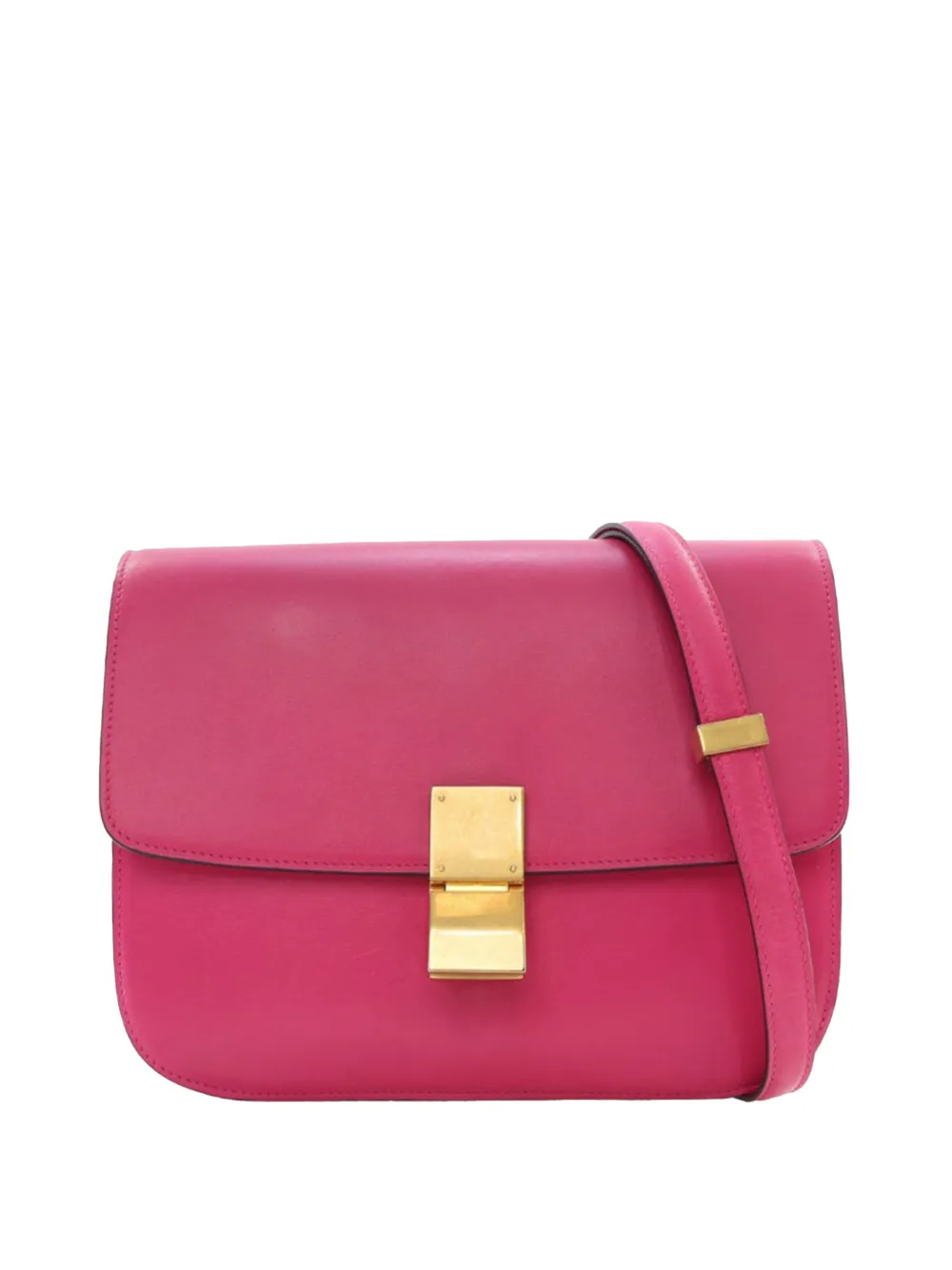 Celine Pre-Owned 2011 Medium Calfskin Classic Box crossbody bag - Rosa