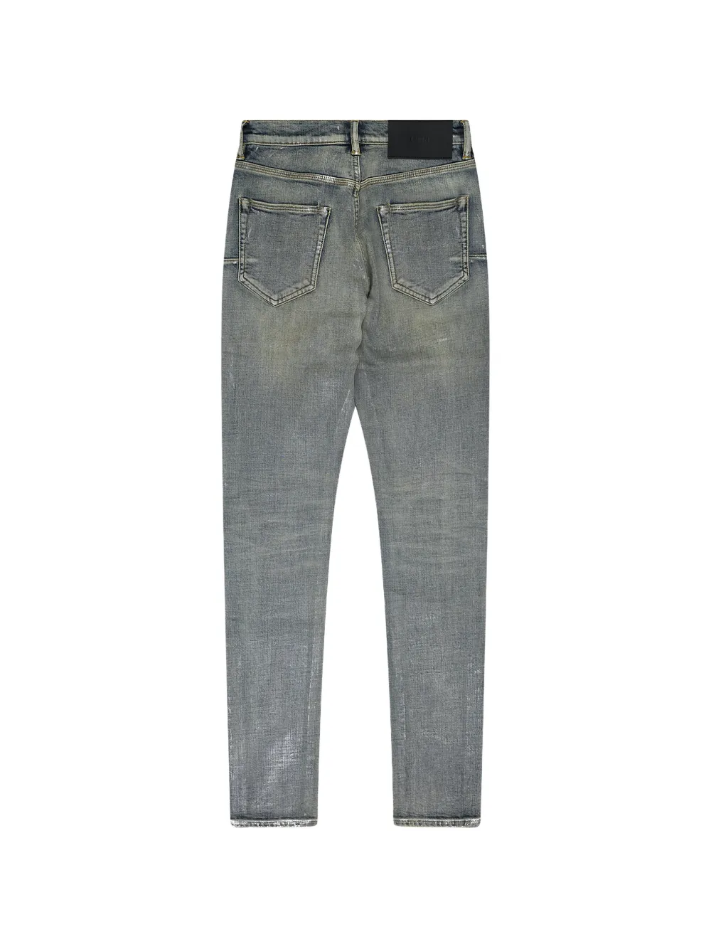 Purple Brand Slim-fit jeans met metallic effect Blauw