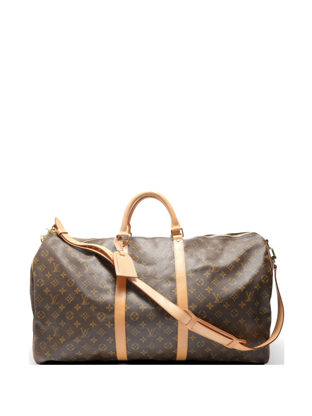 Louis Vuitton Pre-Owned 2000 Monogram Keepall Bandoulière 60 holdall - Braun