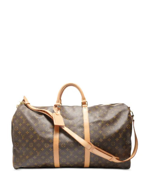 Louis Vuitton Pre-Owned bolso de viaje Monogram Keepall Bandoulière 60 2000