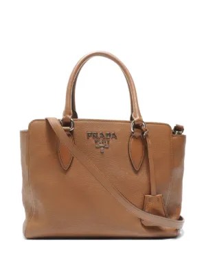 Prada Pre-Owned 2000s 2way ディアスキン ハンドバッグ 