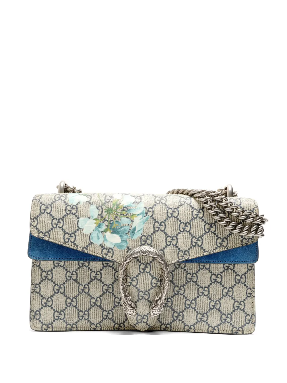 Pre-owned Gucci 2015-2016 Dionysus Blooms Shoulder Bag In Neutral