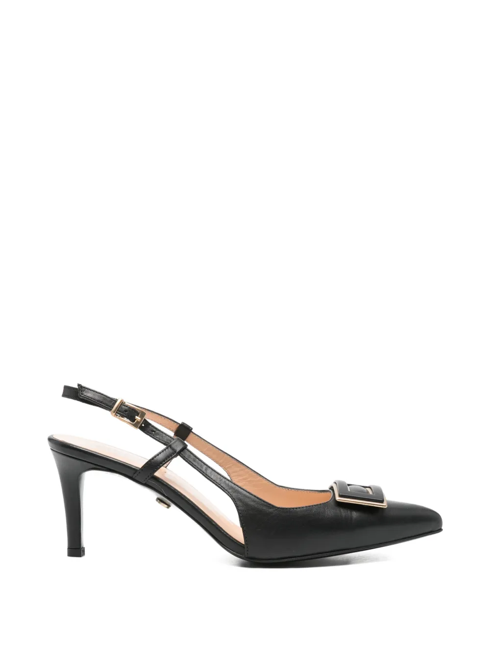 SERGIO MORETTI FIRENZE Slingback pumps met gespdetail Zwart