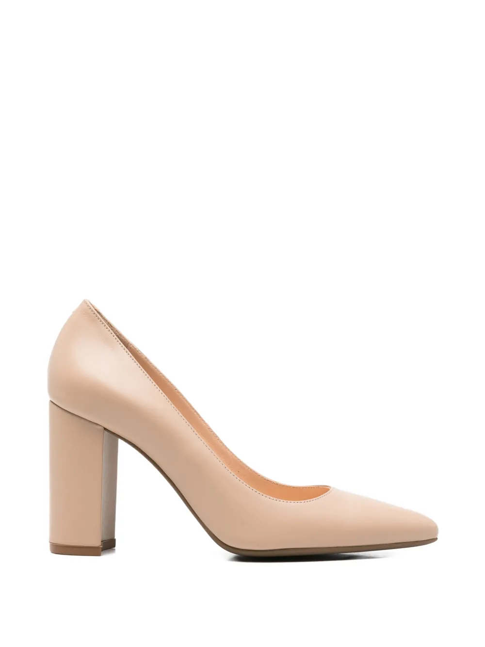 SERGIO MORETTI FIRENZE Pumps met blokhak Beige
