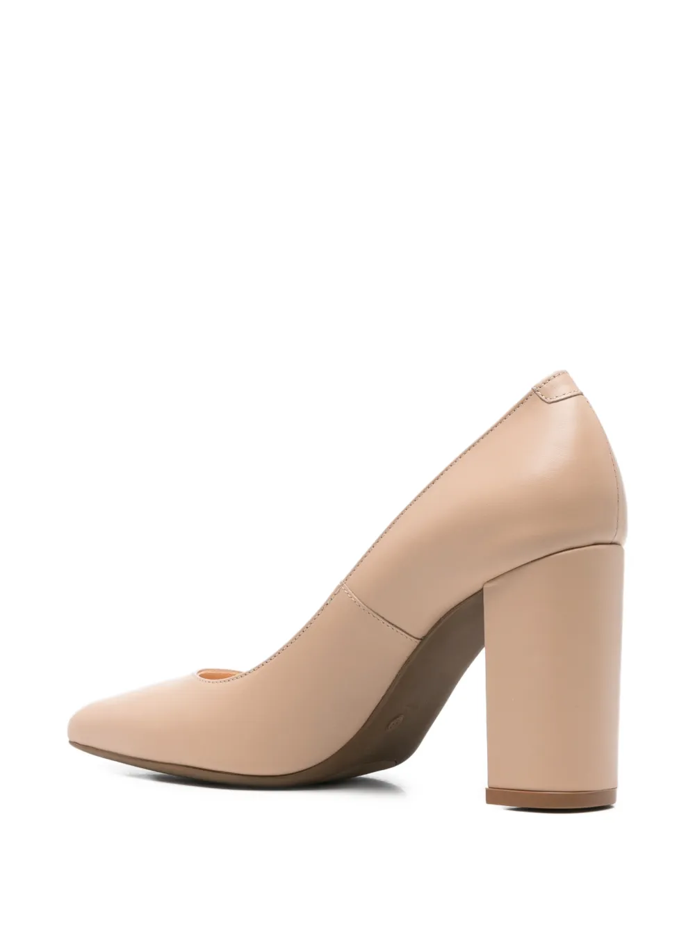 SERGIO MORETTI FIRENZE Pumps met blokhak Beige