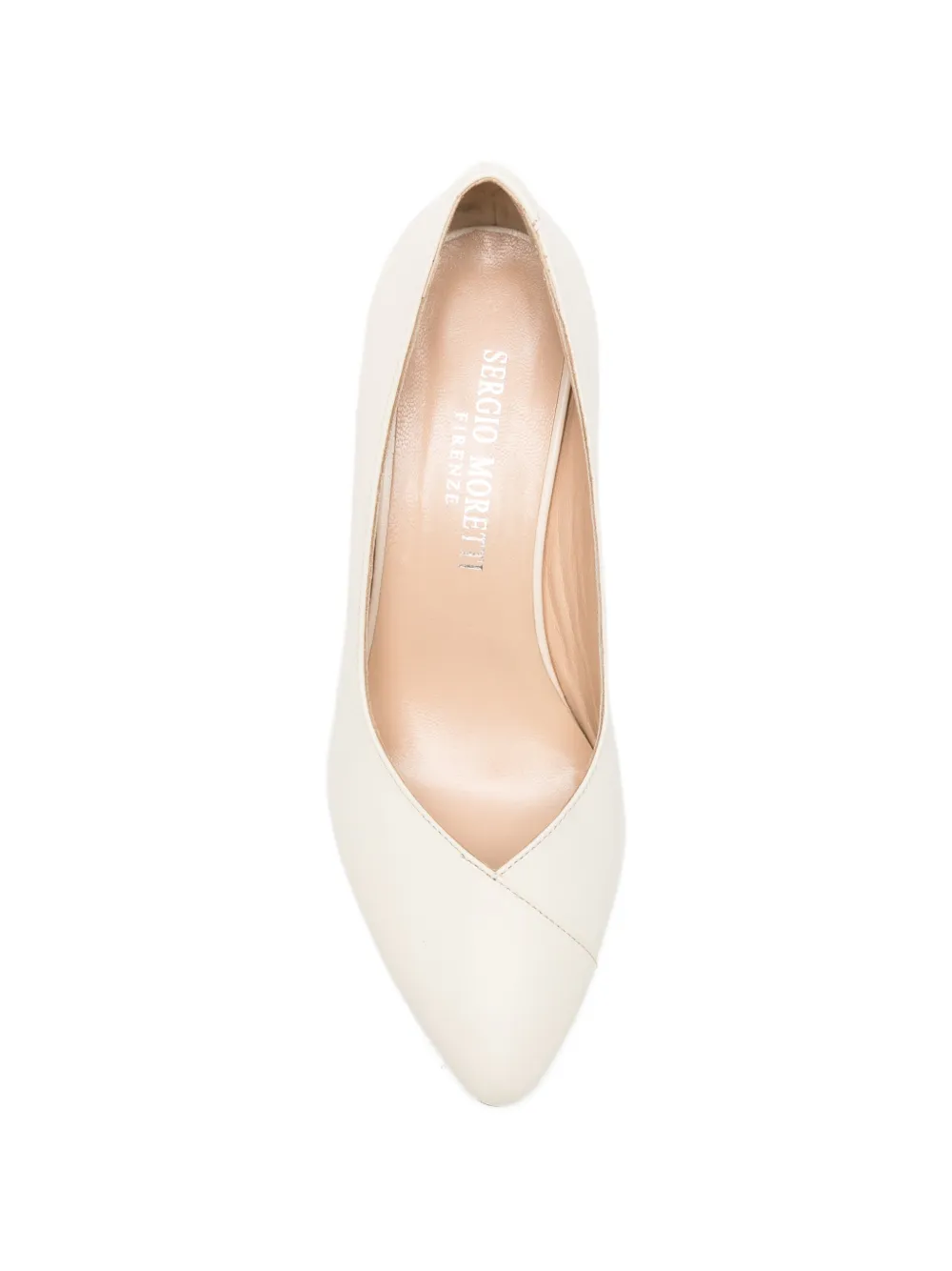 SERGIO MORETTI FIRENZE Pumps met blokhak Beige