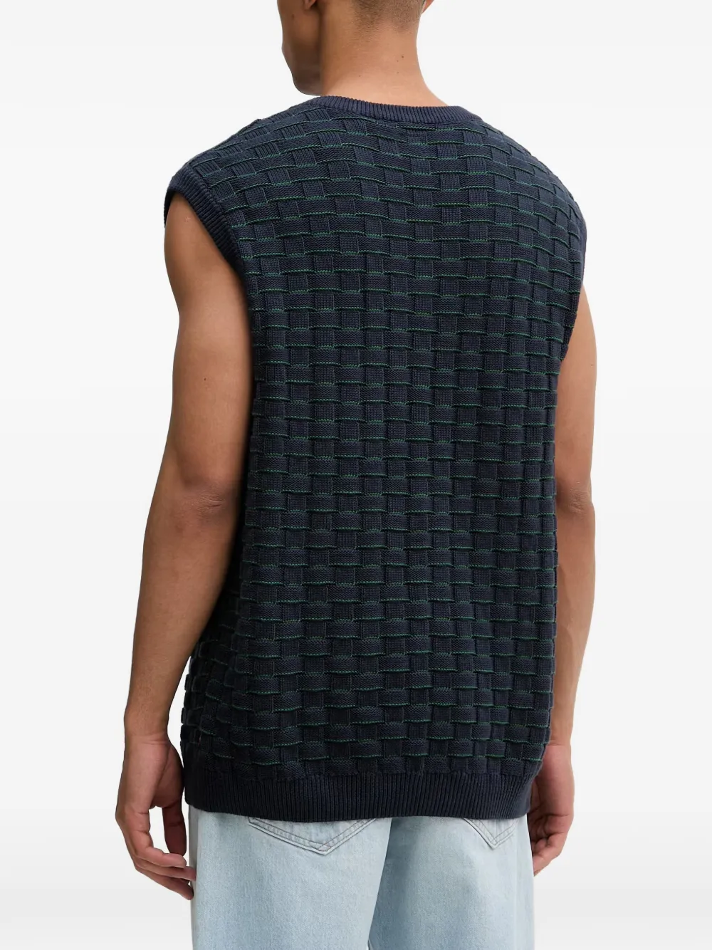 Levi's Skyline top met V-hals Blauw